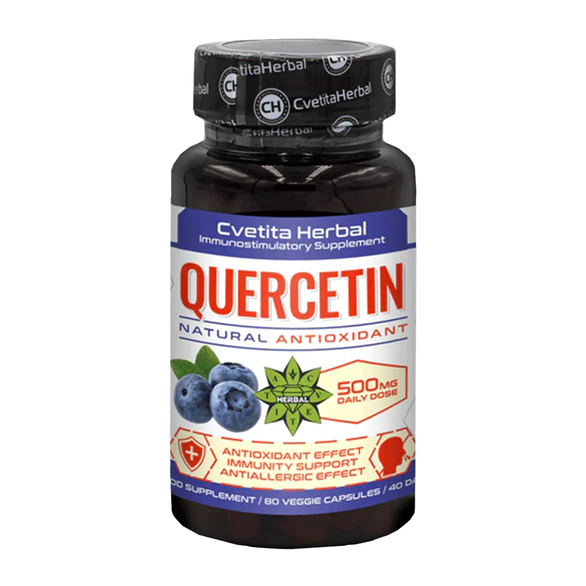 Quercetin (80 capsules x 250 mg)