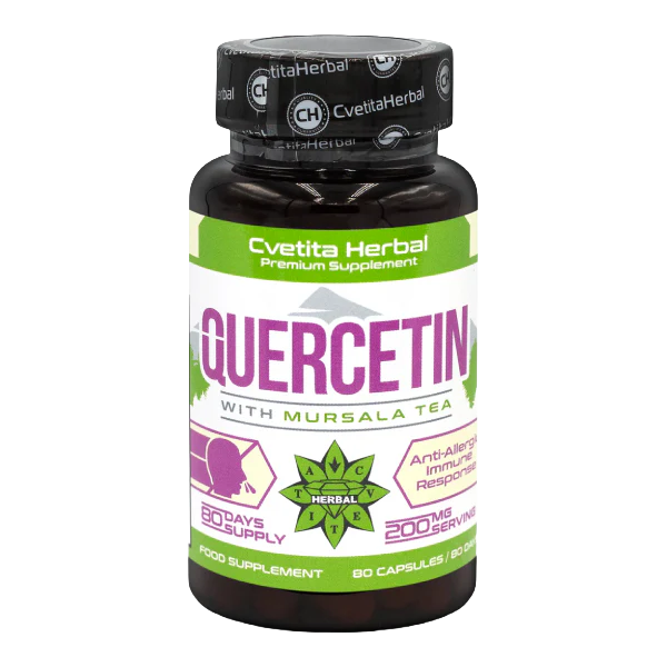 Quercetin and Mursal Tea (80 capsules x 200 mg)