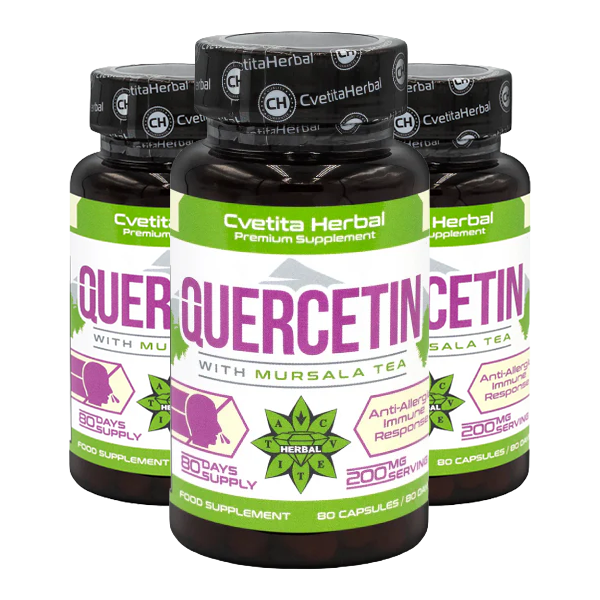 Quercetin and Mursal Tea (80 capsules x 200 mg)