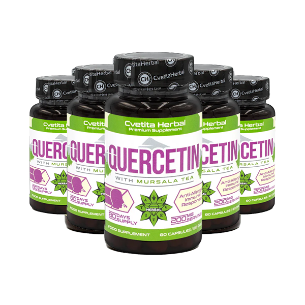 Quercetin and Mursal Tea (80 capsules x 200 mg)