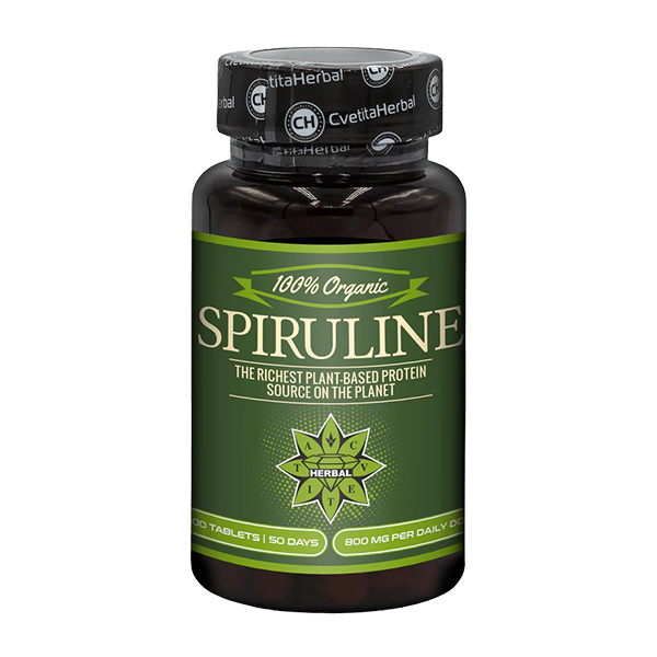Organic Spirulina (100 tablets x 400 mg)