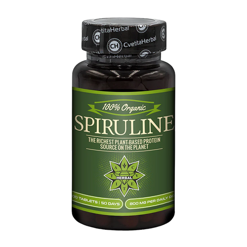 Organic Spirulina (100 tablets x 400 mg)