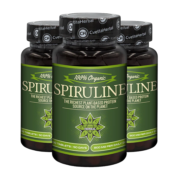 Organic Spirulina (100 tablets x 400 mg)