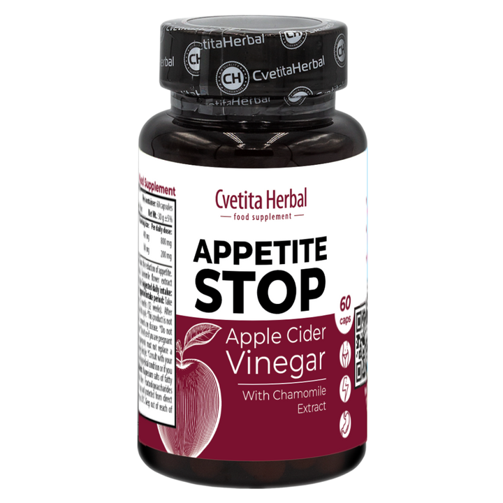 Apple Cider Vinegar "Chamomile Extract" - Appetite Stop (60 capsules)
