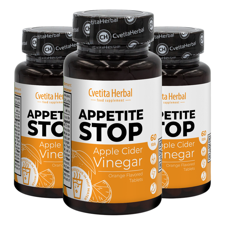 Apple Vinegar "Orange" - Appetite Stop (60 tablets)