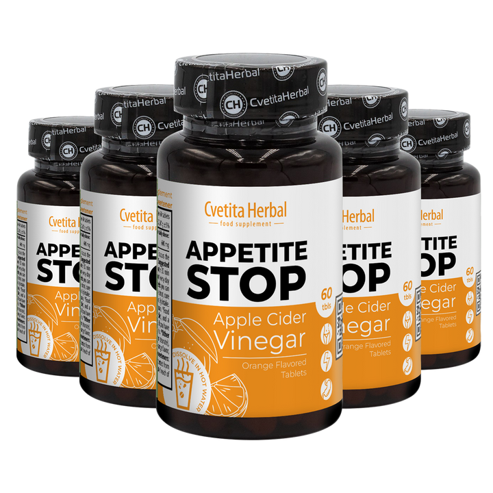 Apple Vinegar "Orange" - Appetite Stop (60 tablets)