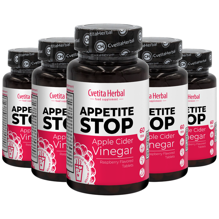 Apple Vinegar "Raspberry" - Appetite Stop (60 tablets)