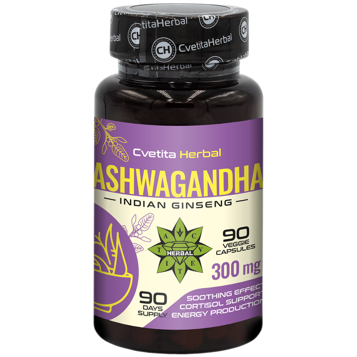 Ashwagandha Extract - Herbal (90 capsules x 300 mg)