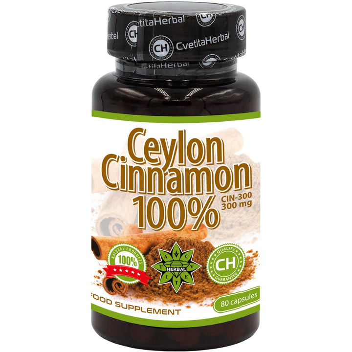 Ceylon Cinnamon Capsules (80 caps.)