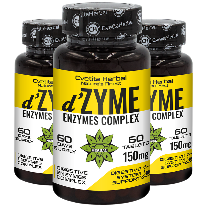 Multienzyme Complex D'Zyme - d'Zyme (60 tablets x 150 mg)