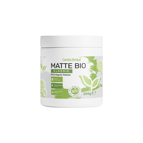 Matte Bio (BIO MATCHA LATTE) + Box of pistachio protein muffins MHN