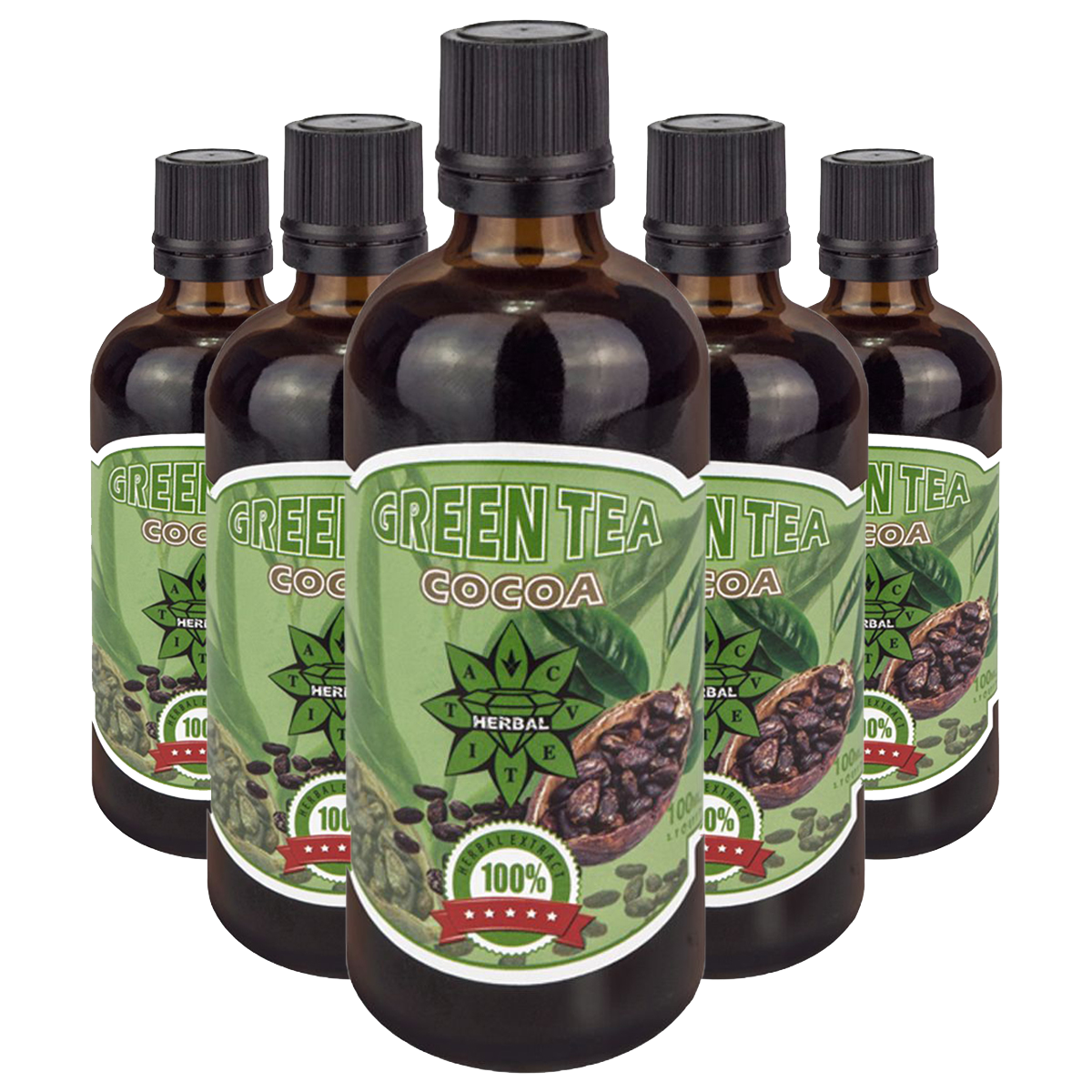 Green Tea and Cocoa - Liquid Extract (100 ml)