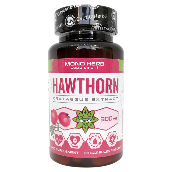 Hawthorn Extract (60 capsules x 300 mg)