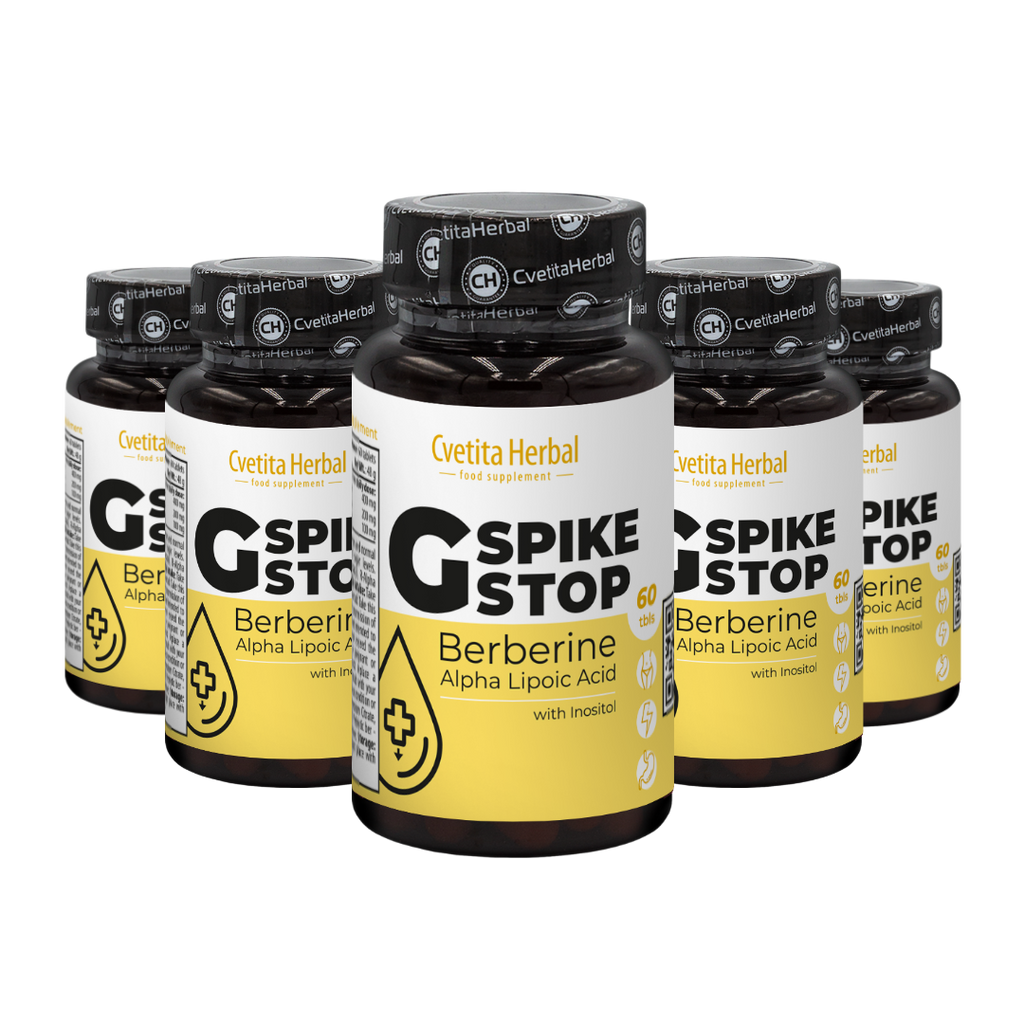 G Spike Stop - Berberine, Inositol, Alpha Lipoic Acid (60 tablets)