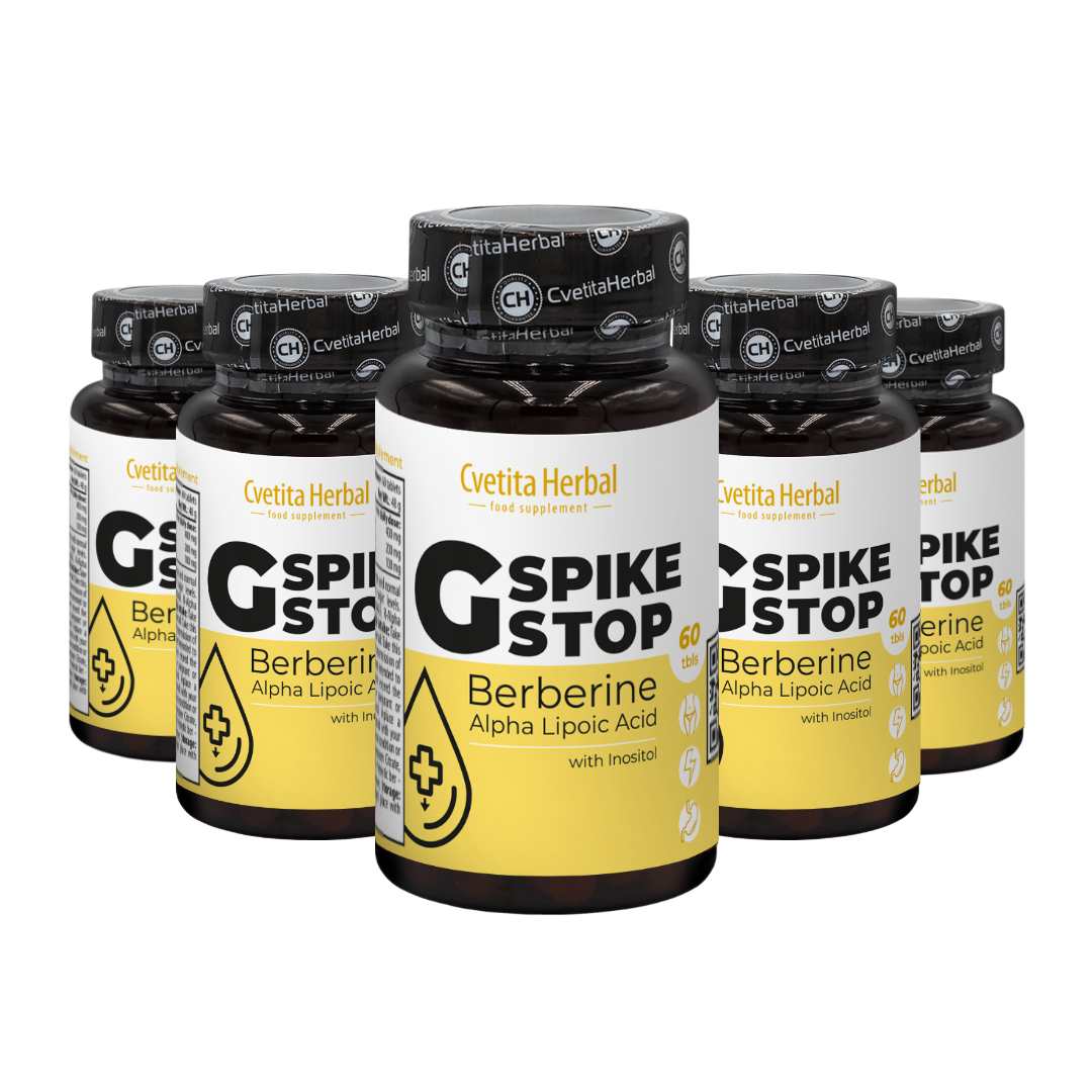 G Spike Stop - Berberine, Inositol, Alpha Lipoic Acid (60 tablets)