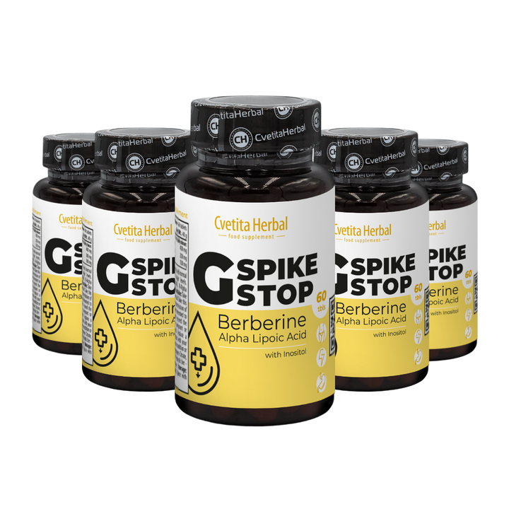 G Spike Stop - Berberine, Inositol, Alpha Lipoic Acid (60 tablets)