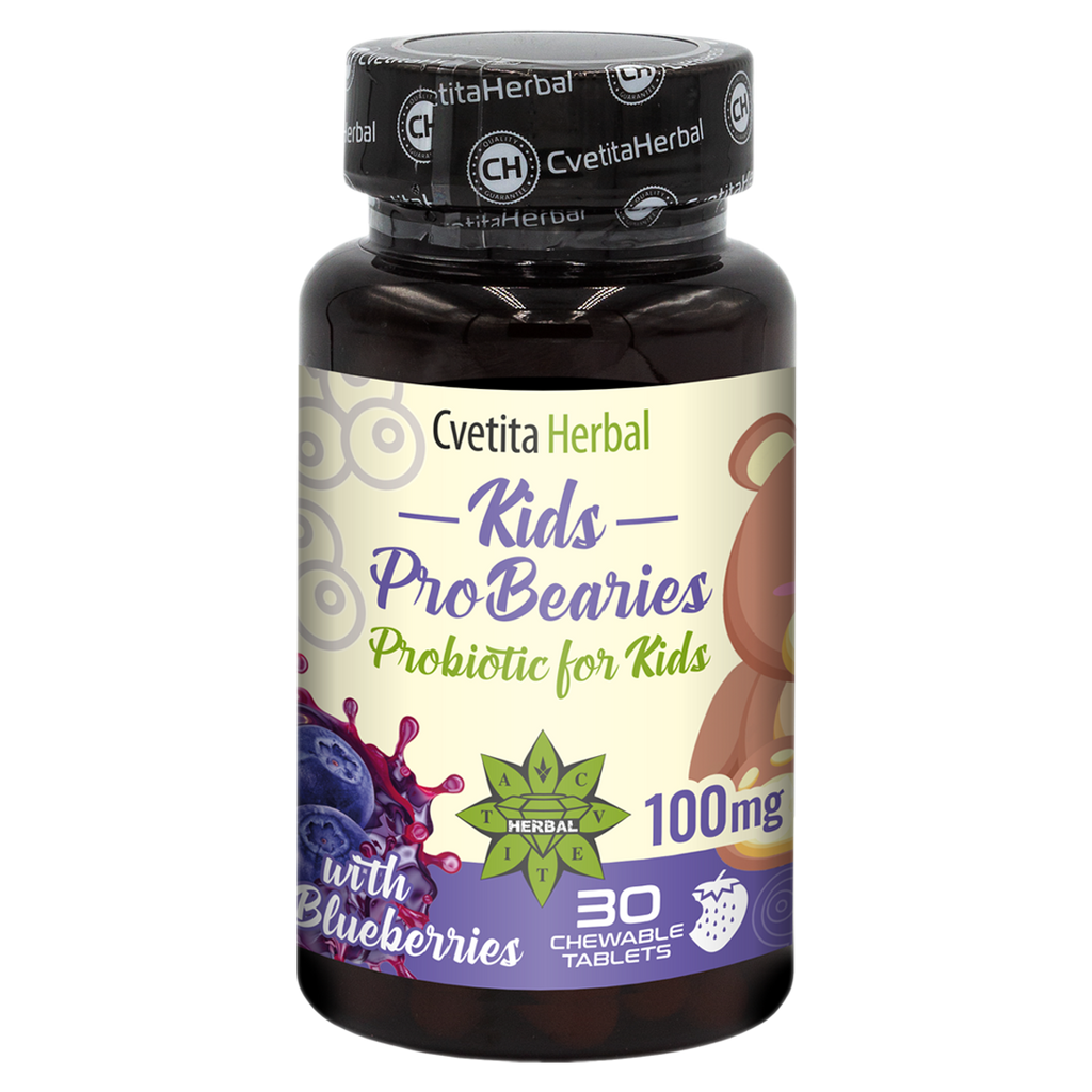 Probiotic for Children "Blueberries" - Kids ProBearies (30 tablets)