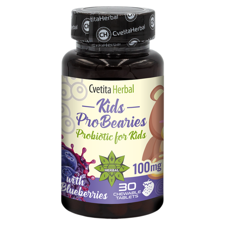 Probiotic for Children "Blueberries" - Kids ProBearies (30 tablets)
