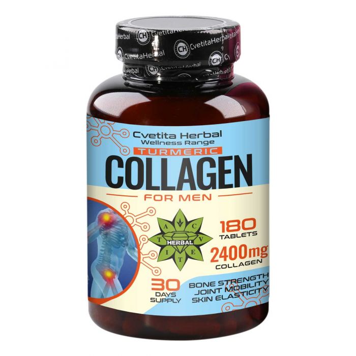 Collagen with Turmeric - Collagen Turmeric (180 tablets x 2400 mg)