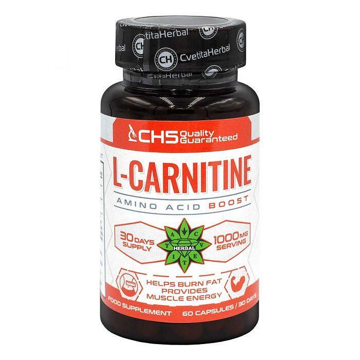 L-Carnitine Tartrate - L-Carnitine (60 capsules x 500 mg)