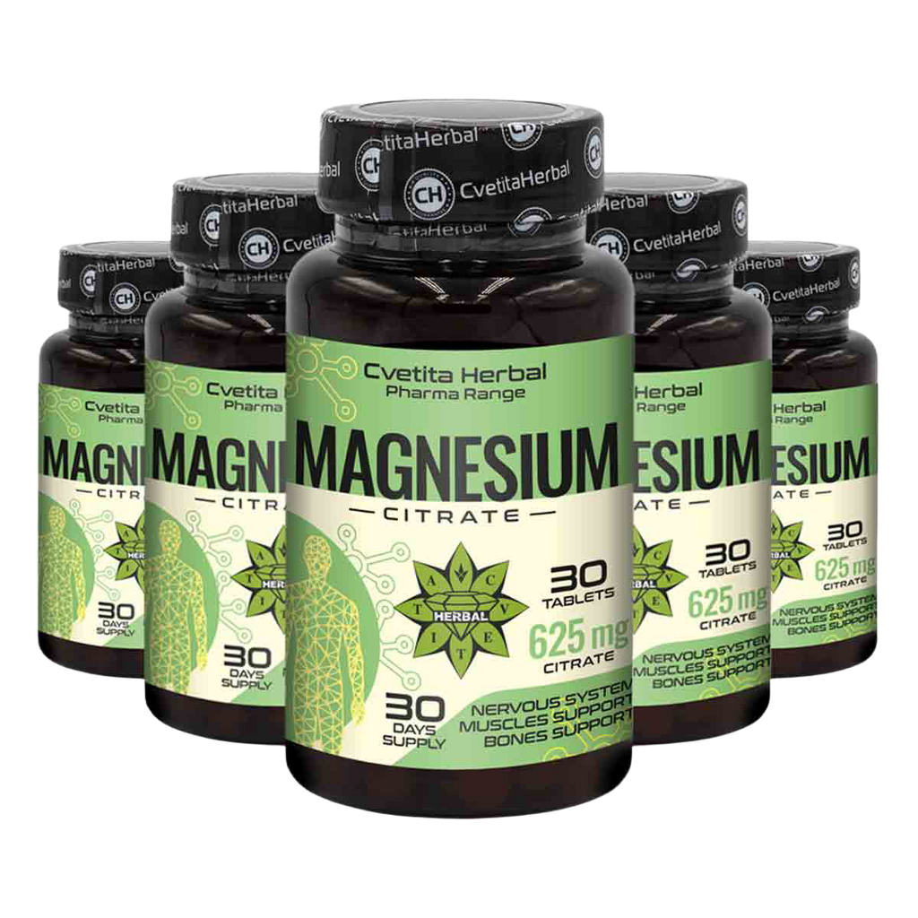 Magnesium Citrate 625mg - Magnesium Citrate - 30 tablets