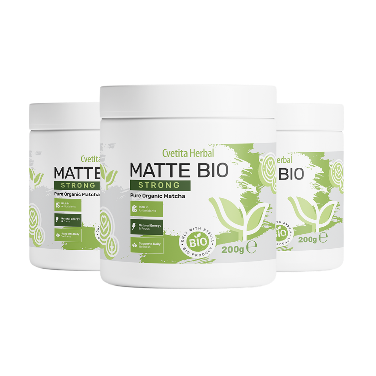 Matte Bio Strong - ORGANIC MATCHA LATTE