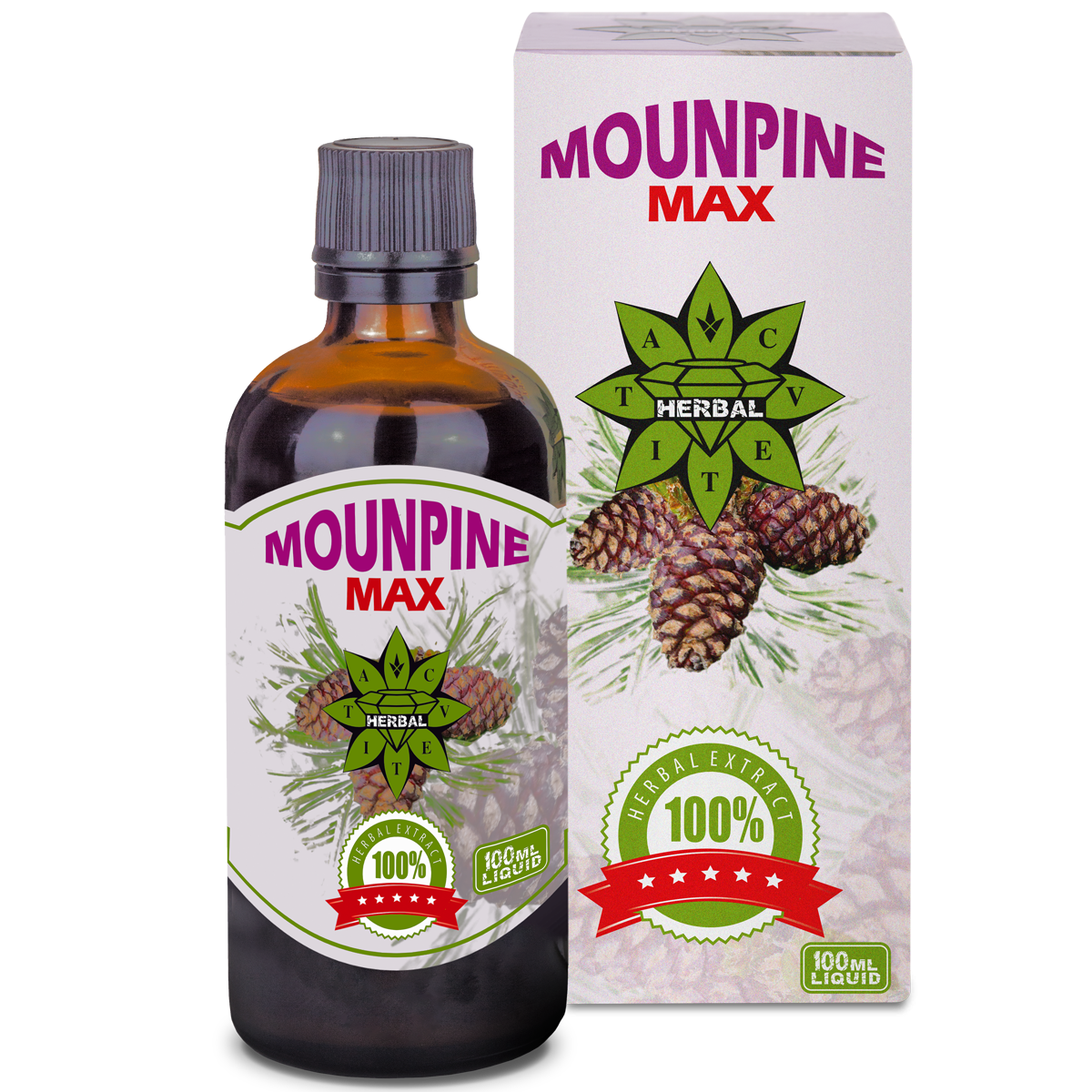 Bulgarian Alpine Squat Cone Extract - Pinugenil - Mountainpine Max (100 ml)