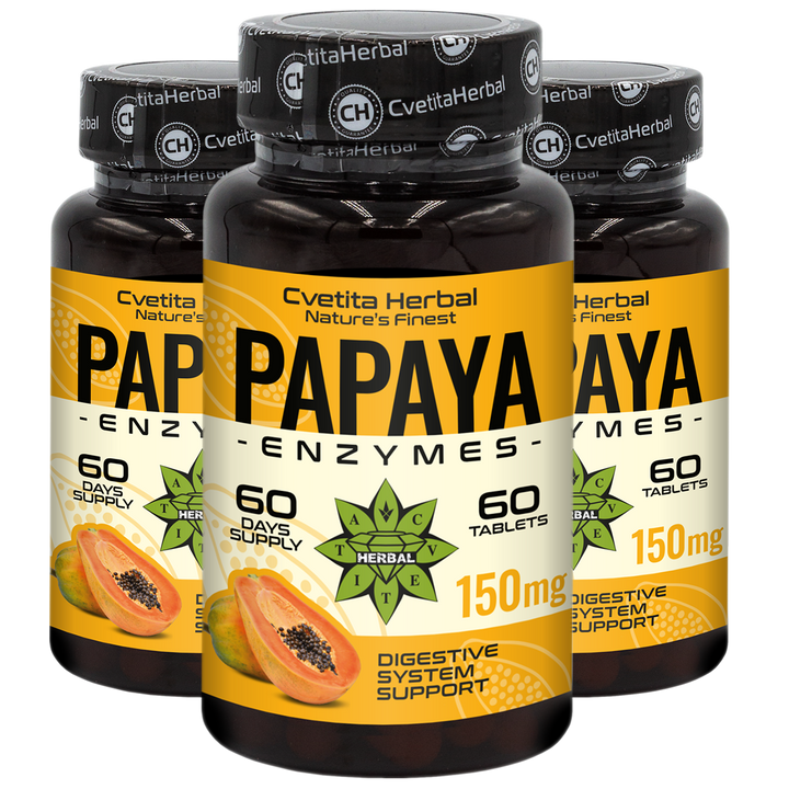 Papaya Enzymes (60 tablets x 150 mg)