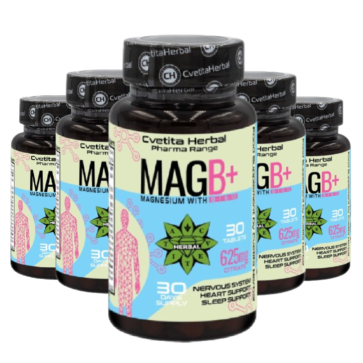 Magnesium Citrate 625mg - Magnesium Citrate - 30 tablets