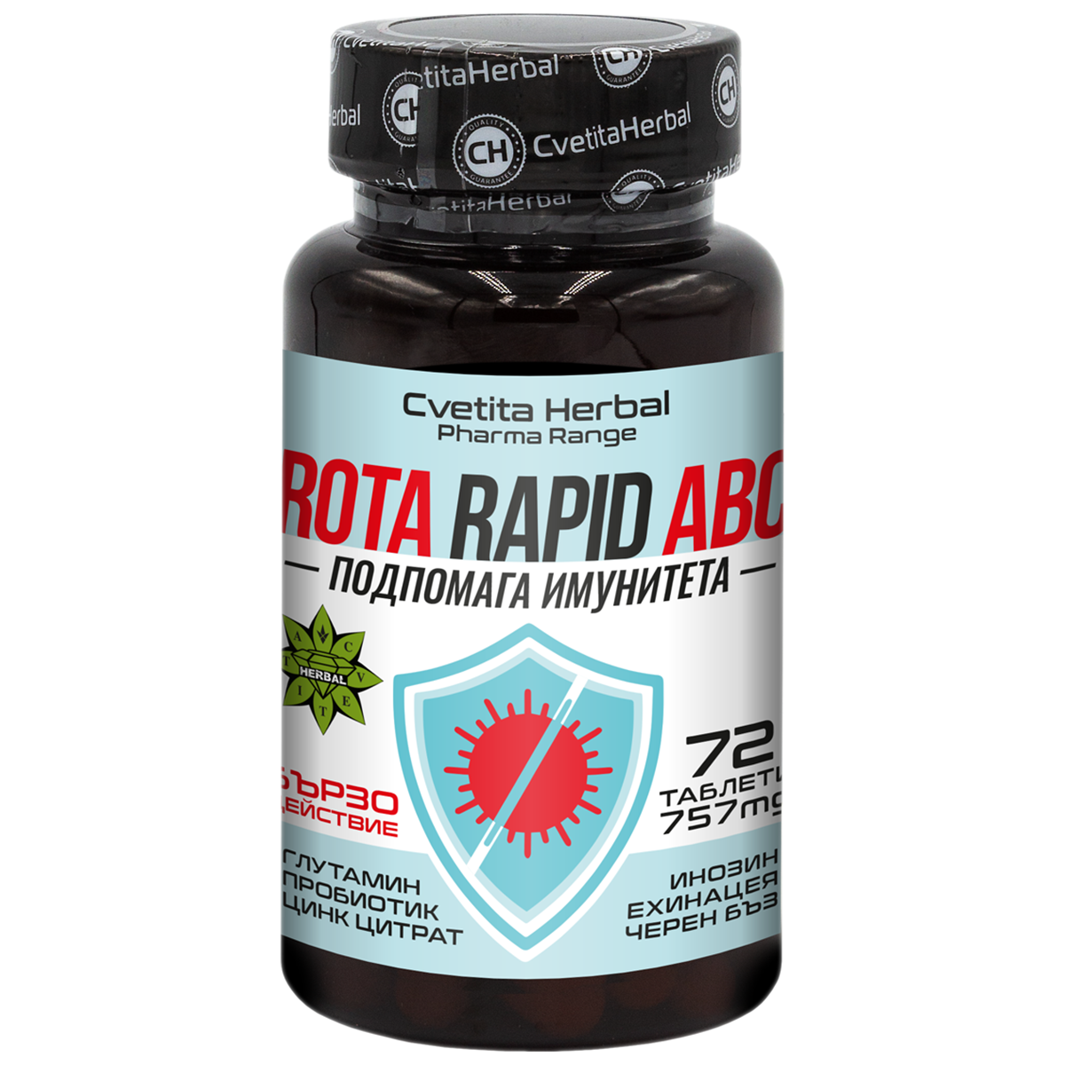 Rota Rapid ABC / Rota Rapid ABC (72 tablets x 757 mg)