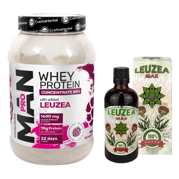 Whey protein MAN PRO + Leuzea Max 100 ml 