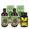 Green Tea + Cocoa - Green tea with cocoa 2 pieces + Gift Ten/10 Cinnamon