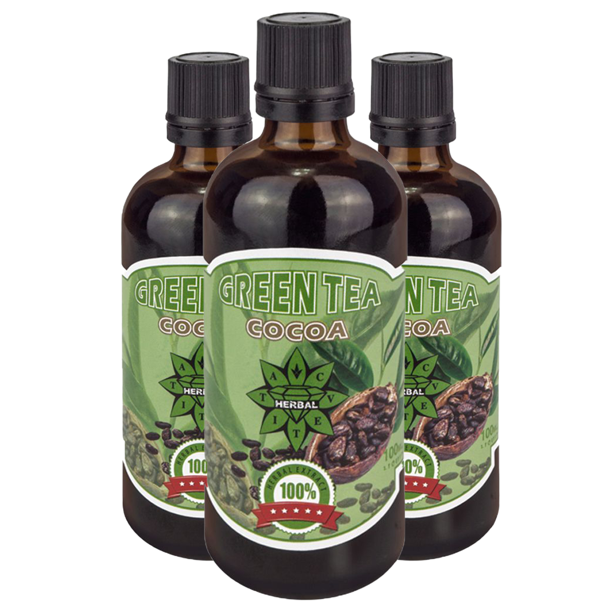 Green Tea and Cocoa - Liquid Extract (100 ml)